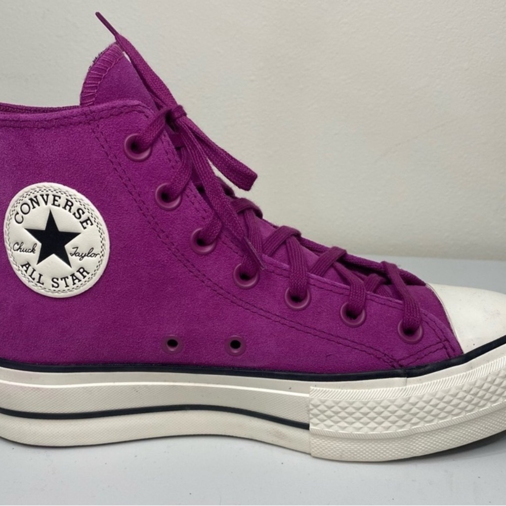 Converse A11143C Chuck Taylor Hi Platform Womens Sneakers Violet US Size 7. New - Picture 3 of 8